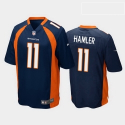 men k.j. hamler denver broncos navy game jersey