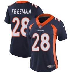 Nike Broncos #28 Royce Freeman Blue Alternate Women Stitched NFL Vapor Untouchable Limited Jersey