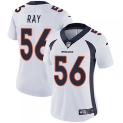 Nike Broncos #56 Shane Ray White Womens Stitched NFL Vapor Untouchable Limited Jersey