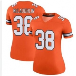 Women Nike Denver Broncos Jaleel McLaughlin #38 Rush Vapor Limited Stitched Jersey
