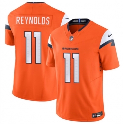 Youth Denver Broncos 11 Josh Reynolds Orange 2024 F U S E Vapor Untouchable Limited Stitched Jersey