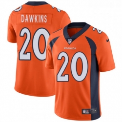 Youth Nike Denver Broncos 20 Brian Dawkins Elite Orange Team Color NFL Jersey