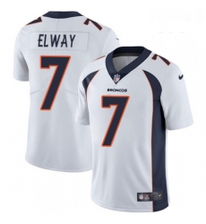 Youth Nike Denver Broncos 7 John Elway Elite White NFL Jersey