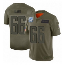 Men Detroit Lions 66 Joe Dahl Limited Camo 2019 Salute to Service Football Jersey