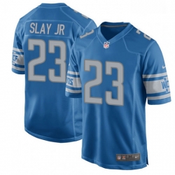 Men Nike Detroit Lions 23 Darius Slay Jr Game Blue Team Color NFL Jersey