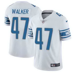 Nike Lions 47 Tracy Walker White Mens Stitched NFL Vapor Untouchable Limited Jersey 3vtUiM