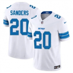 Youth Detroit Lions 20 Barry Sanders White 2nd Alternate Stitched Jersey