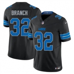 Youth Detroit Lions 32 Brian Branch Black 2023 F U S E Vapor Untouchable Limited Stitched Jersey