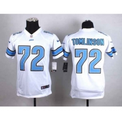 nike youth nfl jerseys detroit lions 72 tomlinson white[nike]