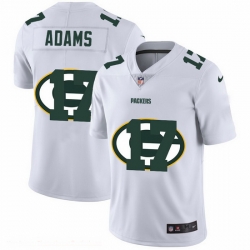 Green Bay Packers 17 Davante Adams White Men Nike Team Logo Dual Overlap Limited NFL Jersey