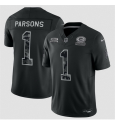 Men Green Bay Packers 1 Micah Parsons Black F U S E 2026 Salute to Service Limited Stitched Football Jersey Men Green Bay Packers 1 Micah Parsons Black F U S E 2026 Salute to Service Limited Stitched Football Jersey
