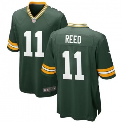 Men Green Bay Packers 11 Jayden Reed Green Stitched Game Jerseys