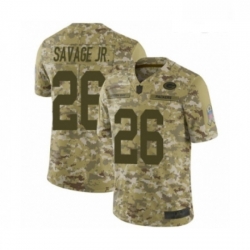 Men Green Bay Packers 26 Darnell Savage Jr Limited Camo 2018 Salute to Service Football Jersey