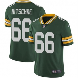 Men Green Bay Packers 66 Ray Nitschke Green Vapor Untouchable Limited Stitched Jersey