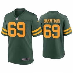 Men Green Bay Packers 69 David Bakhtiari Green Alternate Limited Jersey