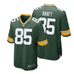 Men Green Bay Packers 85 Tucker Kraft Green Stitched Game Jersey