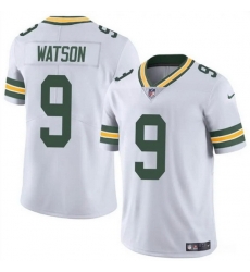 Men Green Bay Packers 9 Christian Watson White Vapor Untouchable Limited Stitched Football Jersey