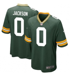 Men's Green Bay Packers Josh Jackson Nike Black 2018 NFL Draft Pick Elite Jersey