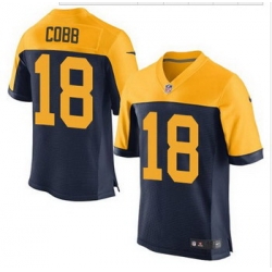 New Green Bay Packers #18 Randall Cobb Navy Blue Alternate Men Stitched NFL New Elite Jersey