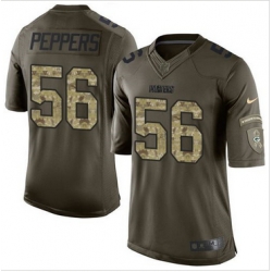 Nike Green Bay Packers #56 Julius Peppers Green Men 27s Stitched NFL Limited Salute To Service Jersey