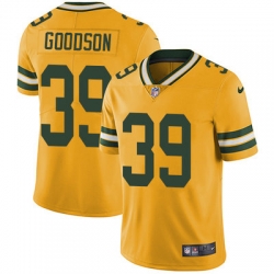 Nike Packers #39 Demetri Goodson Yellow Mens Stitched NFL Limited Rush Jersey