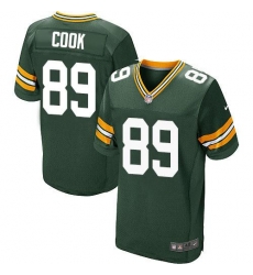 Nike Packers #89 Jared Cook Green Team Color Mens Stitched NFL Elite Jersey
