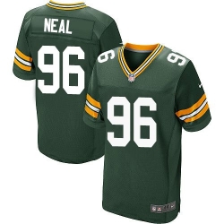 Nike Packers #96 Mike Neal Green Team Color Mens Stitched NFL Elite Jersey