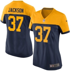 Nike Packers #37 Josh Jackson Navy Blue Alternate Womens Stitched NFL New Limited Jersey