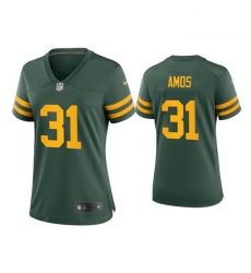 Women Green Bay Packers 31 Adrian Amos Alternate Game Green Jersey