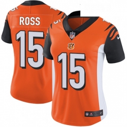 Womens Nike Cincinnati Bengals 15 John Ross Elite Orange Alternate NFL Jersey