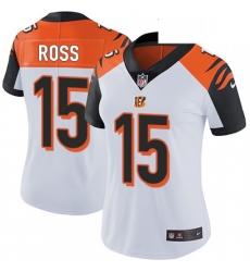 Womens Nike Cincinnati Bengals 15 John Ross Vapor Untouchable Limited White NFL Jersey