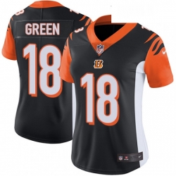 Womens Nike Cincinnati Bengals 18 AJ Green Elite Black Team Color NFL Jersey