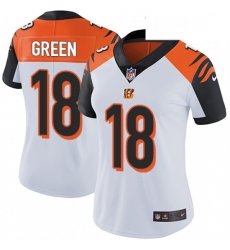 Womens Nike Cincinnati Bengals 18 AJ Green Elite White NFL Jersey