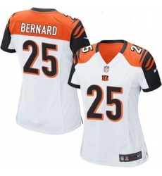 Womens Nike Cincinnati Bengals 25 Giovani Bernard Game White NFL Jersey