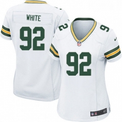 Womens Nike Green Bay Packers 92 Reggie White Game White NFL Jersey