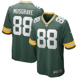 Youth Green Bay Packers Luke Musgrave #88 Nike Home Green Game Stitched Jersey