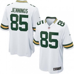 Youth Nike Green Bay Packers 85 Greg Jennings Game White Jersey