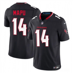 Men Houston Texans  14 Marte Mapu Navy 2nd Alternate 2026 F U S E  Vapor Limited Stitched Football Jersey