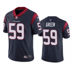 Men Houston Texans 59 Kenyon Green Navy Vapor Untouchable Limited Stitched Jersey