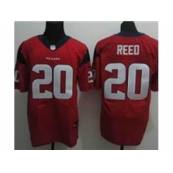 Nike Houston Texans 20 Ed Reed Red Elite NFL Jersey