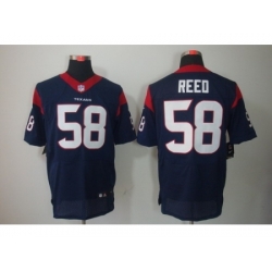 Nike Houston Texans 58 Brooks Reed Blue Elite NFL Jersey