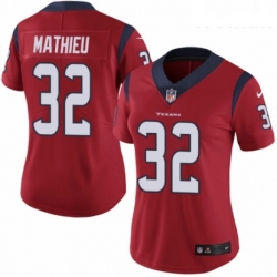 Womens Nike Houston Texans 32 Tyrann Mathieu Red Alternate Vapor Untouchable Limited Player NFL Jersey