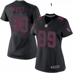 Womens Nike Houston Texans 99 JJ Watt Limited Black Impact NFL Jersey