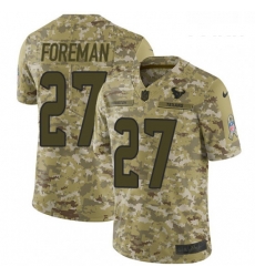 Youth Nike Houston Texans 27 DOnta Foreman Limited Camo 2018 Salute to Service NFL Jerse