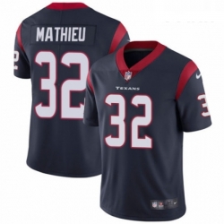 Youth Nike Houston Texans 32 Tyrann Mathieu Navy Blue Team Color Vapor Untouchable Elite Player NFL Jersey