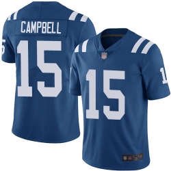 Colts 15 Parris Campbell Royal Blue Team Color Men Stitched Football Vapor Untouchable Limited Jersey