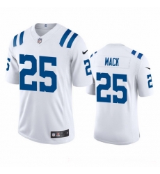 Indianapolis Colts 25 Marlon Mack Men Nike White 2020 Vapor Limited Jersey