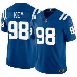 Men Indianapolis Colts  98 Arden Key Blue 2026 F U S E  Vapor Limited Stitched Football