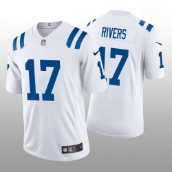 Men Nike Indianapolis Colts 17 Philip Rivers White Vapor Limited Stitched NFL Jersey