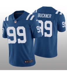 Men Nike Indianapolis Colts 99 Deforest Buckner Blue Vapor Limited Stitched NFL Jersey